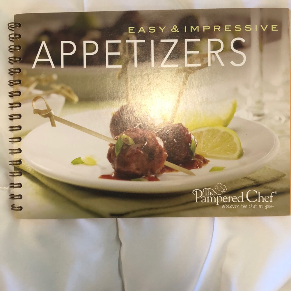 Pampered Chef Appetizers cookbook